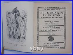 1930's Complete set of 7 Blue Bonnet book series Lela Richards & Caroline Jacobs