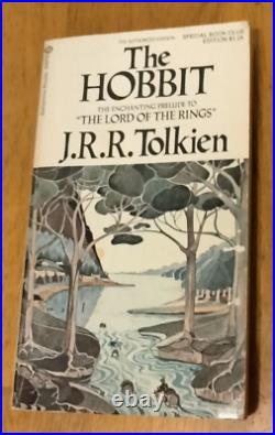 1973 Tolkien's HOBBIT and Part One, Two, and Three in Red Box Set