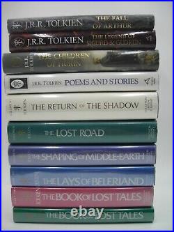 1st/1st The History of Middle-Earth 10 VOLUME SET J. R. R. Tolkien Hardcover