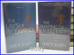 1st/1st The History of Middle-Earth 10 VOLUME SET J. R. R. Tolkien Hardcover