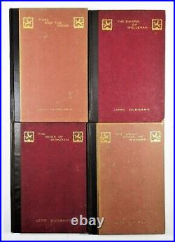 4-Vol Set Works of Lord Dunsany 1917 HC John W. Luce & Co Illustrated S. H. Sime