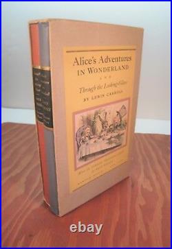 ALICE'S ADVENTURES IN WONDERLAND/THROUGH THE LOOKING GLASS Carroll 1946 illust