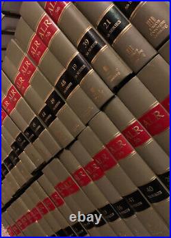American Law Reports ALR 5th Annotations and Cases Set of 122 Books