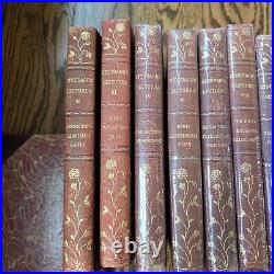 Antique 1897-1903 Stoddard's Lectures HC 11 Vol. Set Illustrated Leather