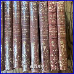 Antique 1897-1903 Stoddard's Lectures HC 11 Vol. Set Illustrated Leather