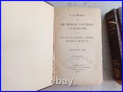 Antique Book Set An Examination Of Sir William Hamilton's Philosophy John MILL