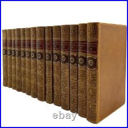 Antique Set of 14 Leather Books A History of England by John Lingard 1825-31