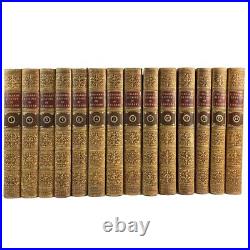 Antique Set of 14 Leather Books A History of England by John Lingard 1825-31