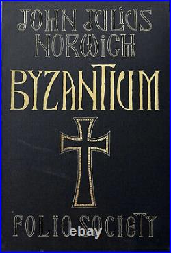 BYZANTIUM 3 VOL SET BY JOHN JULIUS NORWICH WithSLIPCASE-FOLIO SOCIETY