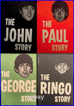 Beatles 1964 Vintage Beatle-Ography Book Set of Four John Paul George Ringo COA