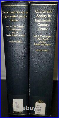 Church and Society in Eighteenth Century France Complete 2 Volume Set