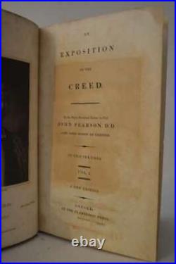 Exposition of Creed John Pearson 2 Vol. Set Leather HC New Edition