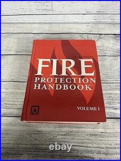 Fire Protection Handbook Volume 1 ONLY 1 Of 2- Hardcover, Incomplete Set