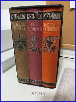 Folio Society Byzantium John Julius Norwich 3 Book Set 2004 with Slipcase HC