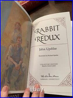 Four Volume Set Of Rabbit Books By John Updike, Easton Press, Leather, Euc