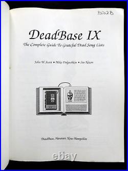 Grateful Dead DeadBase IX Book Dead Base 9 Nine 1995 Edition GD Set Lists Photos
