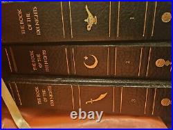 HTF The Book Of 1001 Nights 3 Book Set Borders Leatherbound Classics 2007