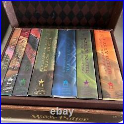 Harry Potter Hardcover Book Boxed Set 1-7 Collectible Trunk Scholastic Rowling