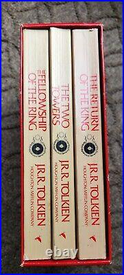JRR TOLKIEN LORD OF THE RINGS Trilogy Box Set 1965 Revised 2nd Edition 1978