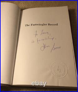 John Ardoin Signed By Author Set Of 2 Books- The Furtwängler Record/Callas