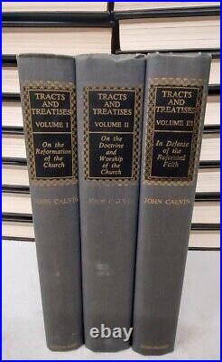 John Calvin's Tracts and Treatises 3 VOLUME SET Hardcover 1958