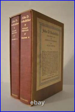 John D. Rockefeller Allan Nevins 1st Edition 2 Vol. Set HC