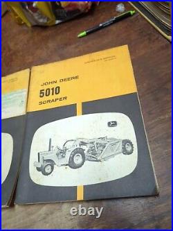 John Deere 5010-I Tractor 5010 Scraper Operator Manual Books Set Original