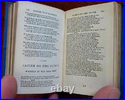 John Dryden Collected Poetical Works 1848 miniature scarce 2 vol. Set