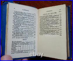 John Dryden Collected Poetical Works 1848 miniature scarce 2 vol. Set