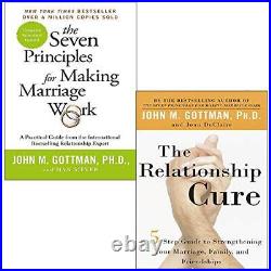 John Gottman 2 Books Collection Set Seven Principles For Brand New