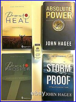 John Hagee Set Anointing Prayer Oil, Absolute Power, Power To Heal, Storm Proof