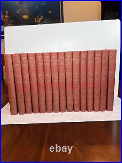 John L. Stoddard's Lectures 15 Vol Red Books VERY RARE 1925 Complete Nice