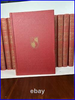 John L. Stoddard's Lectures 15 Vol Red Books VERY RARE 1925 Complete Nice