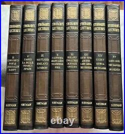John L Stoddards Lectures 1923 Beautiful Set 14 Volumes EARLY 1900s TRAVEL BOOKS