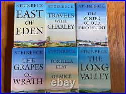 John STEINBECK Book of the Month Club COMPLETE SET 6 Volumes Hardcover + DJ 1995