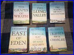John Steinbeck Book of the Month Club Complete Set 6 Volumes Hardcover 1995
