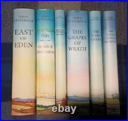 John Steinbeck Book of the Month Club Complete Set 6 Volumes Hardcover 1995