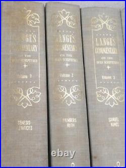 Lange's Commentary on the Holy Scriptures 12 Vol Complete Set 1960