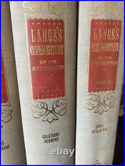 Lange's Commentary on the Holy Scriptures 12 Vol Complete Set 1960 Ed by Schaff
