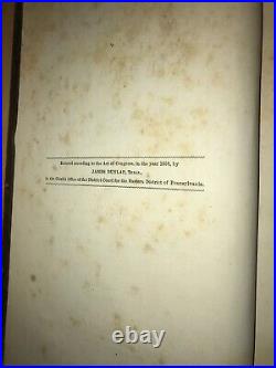Letters of John Calvin By Dr. Jules Bonnet Volumes 1 & 2 (Hardbacks 1858)