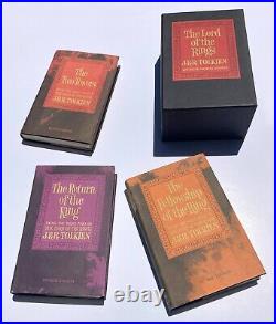 Lord of the Rings By Tolkien 1965 box set With DJ And Maps 11th & 12th Printings