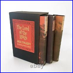 Lord of the Rings By Tolkien 1965 box set With DJ And Maps 11th & 12th Printings