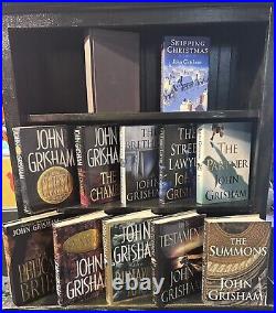 Lot of 12! JOHN GRISHAM HARDCOVER COLLECTIBLE BOOKS RARE FIRST EDITIONS LIKE NEW