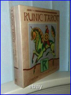 OOP HTF The Runic Tarot Deck and Book Set Caroline Smith John Astrop NIB Sealed