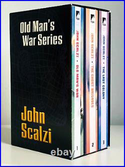 Old Man's War Boxed Set I SIGNED by John Scalzi x 3 (2014, Paperback) BOOKS 1-3