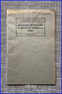 RARE VINTAGE 2-Volume SET Handbook of Chemical Microscopy by Chamot and Mason