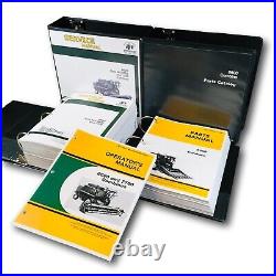 Service Parts Operators Manual Set For John Deere 6600 Combine Shop Book Catalog