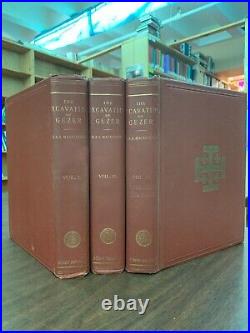 The Excavation of Gezer, 1902-1905 and 1907-1909 3 Volumes (COMPLETE SET)