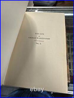 The Life of Washington by John Marshall Complete 5 book Set HC 1926