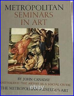 The Metropolitan Museum of Art First Edition 1958 12 Book Set By John Canaday